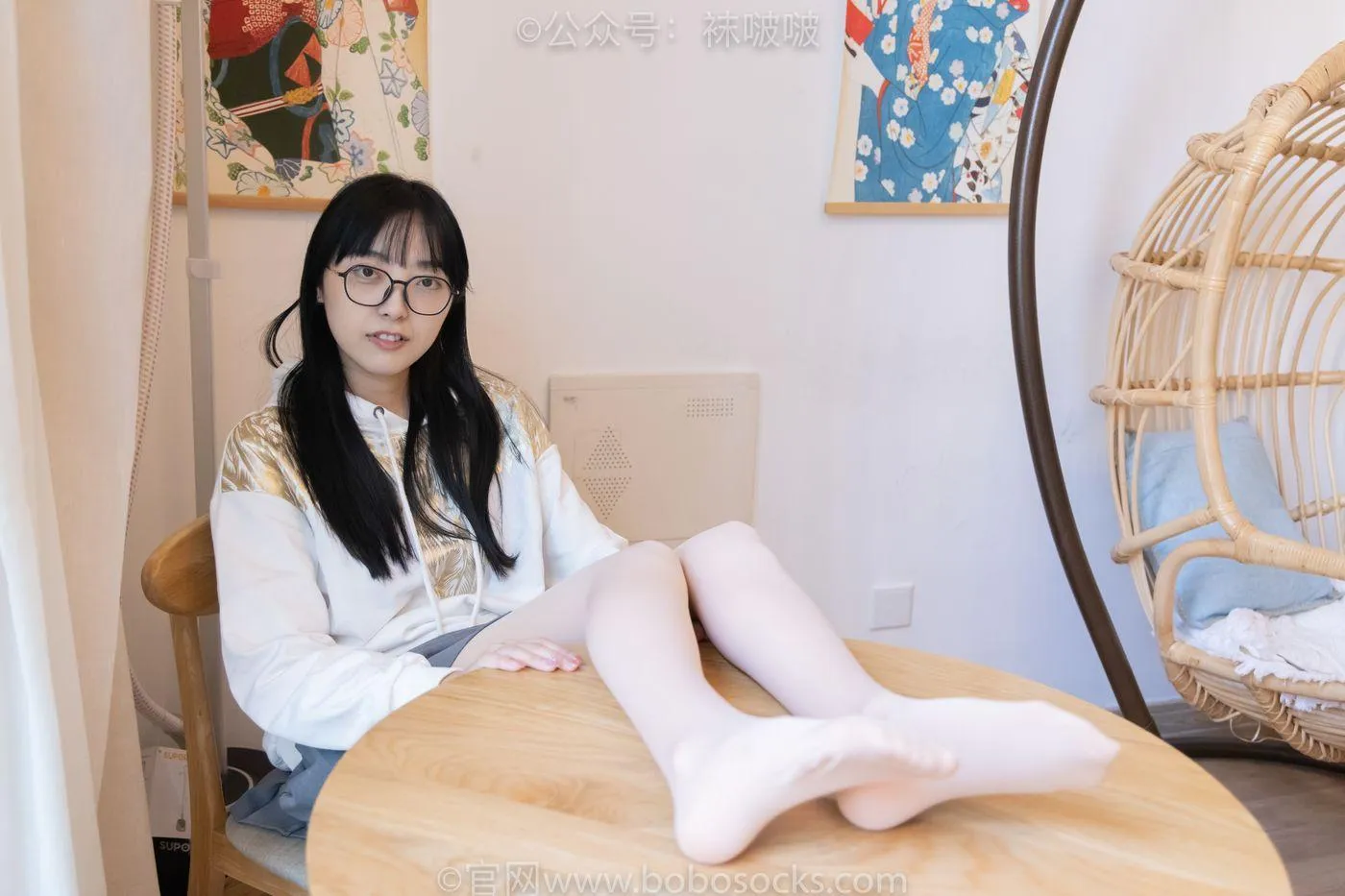 [BoBoSocks袜啵啵]NO.047 稚予-皮鞋、厚肉丝 [131P]插图7